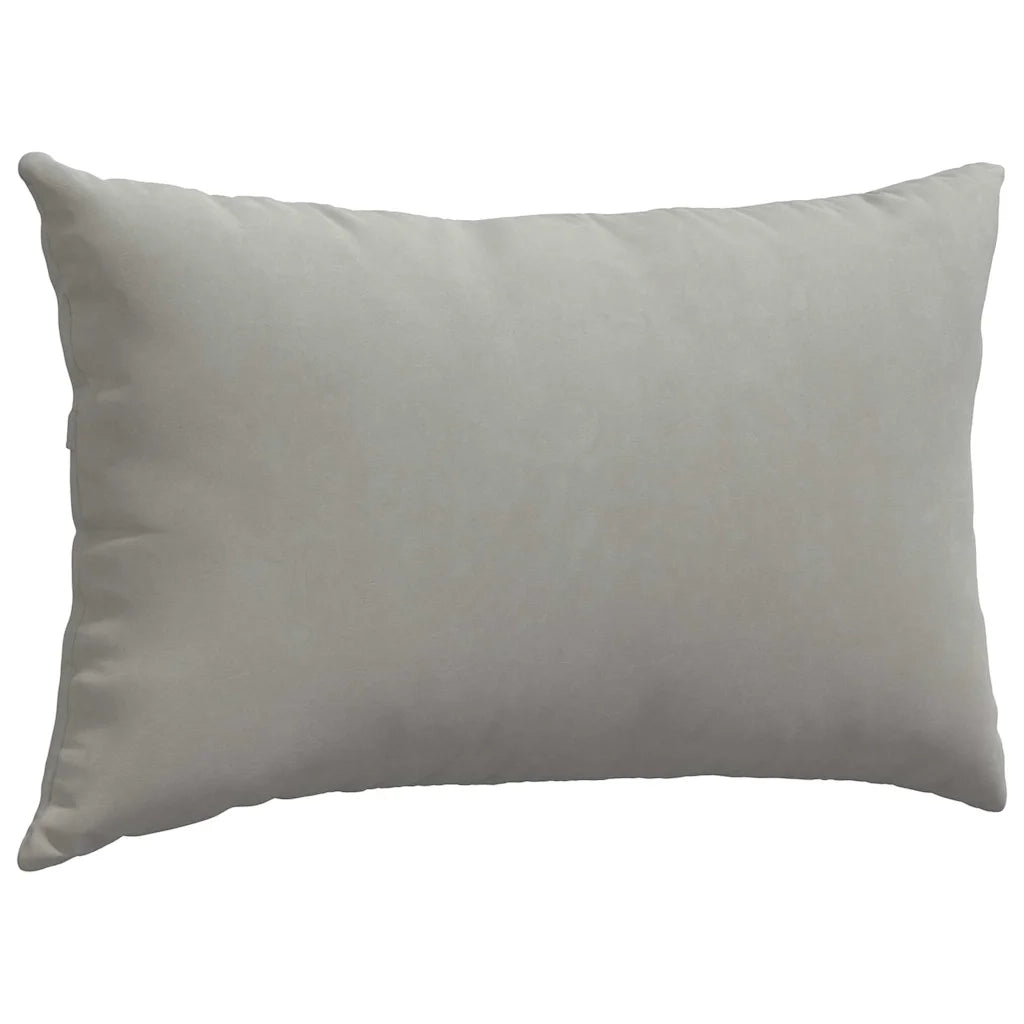 Cuscini da Divano 2 pcs Grigio chiaro 50 x 30 cm Tessuto 42013640