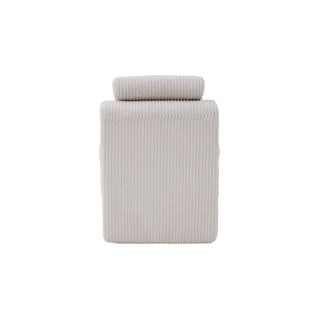 Poltrona Relax Design Ergonomica ¨C MINIMAL ¨C Beige, Tessuto, Cuscino Rimovibile
