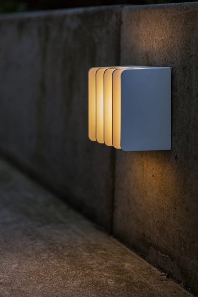 Applique esterno LED Gridy bianco 14,5W 3000K IP54 Lutec