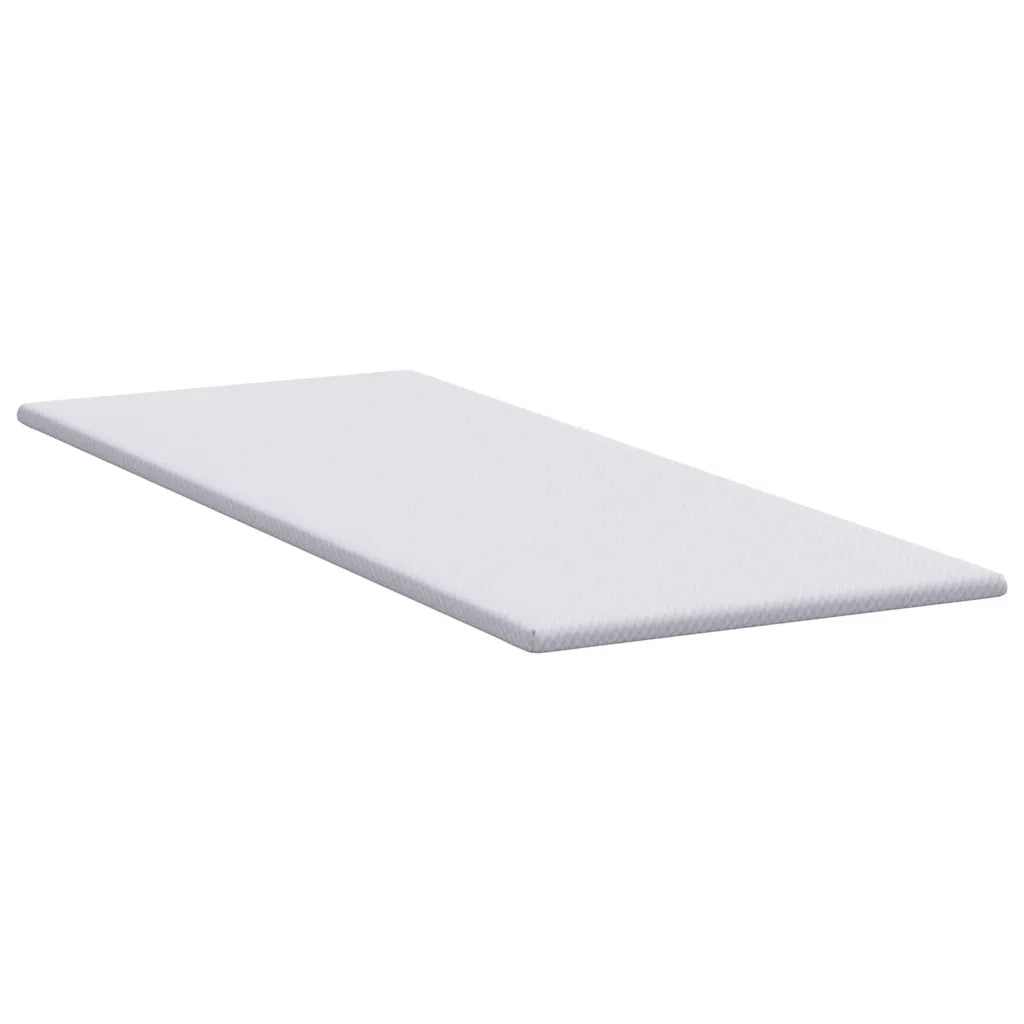 Topper per materasso Bianco 80 x 200 cm Tessuto Jacquard 4106210