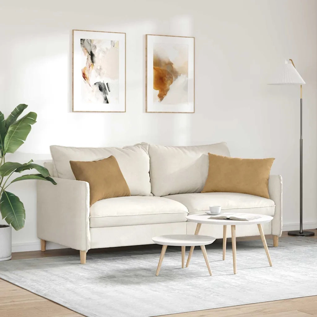 Cuscini da Divano 2 pcs Marrone 60 x 40 cm Tessuto in Cords 42013678