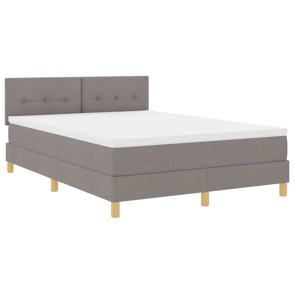 Letto a Sorgente LED con materasso Talpa 160 x 200 cm Tessuto