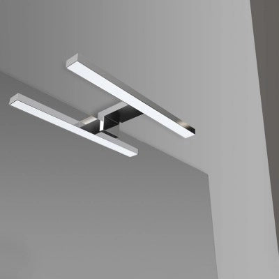 Specchio LED 60x80 cm reversibile con luce fredda