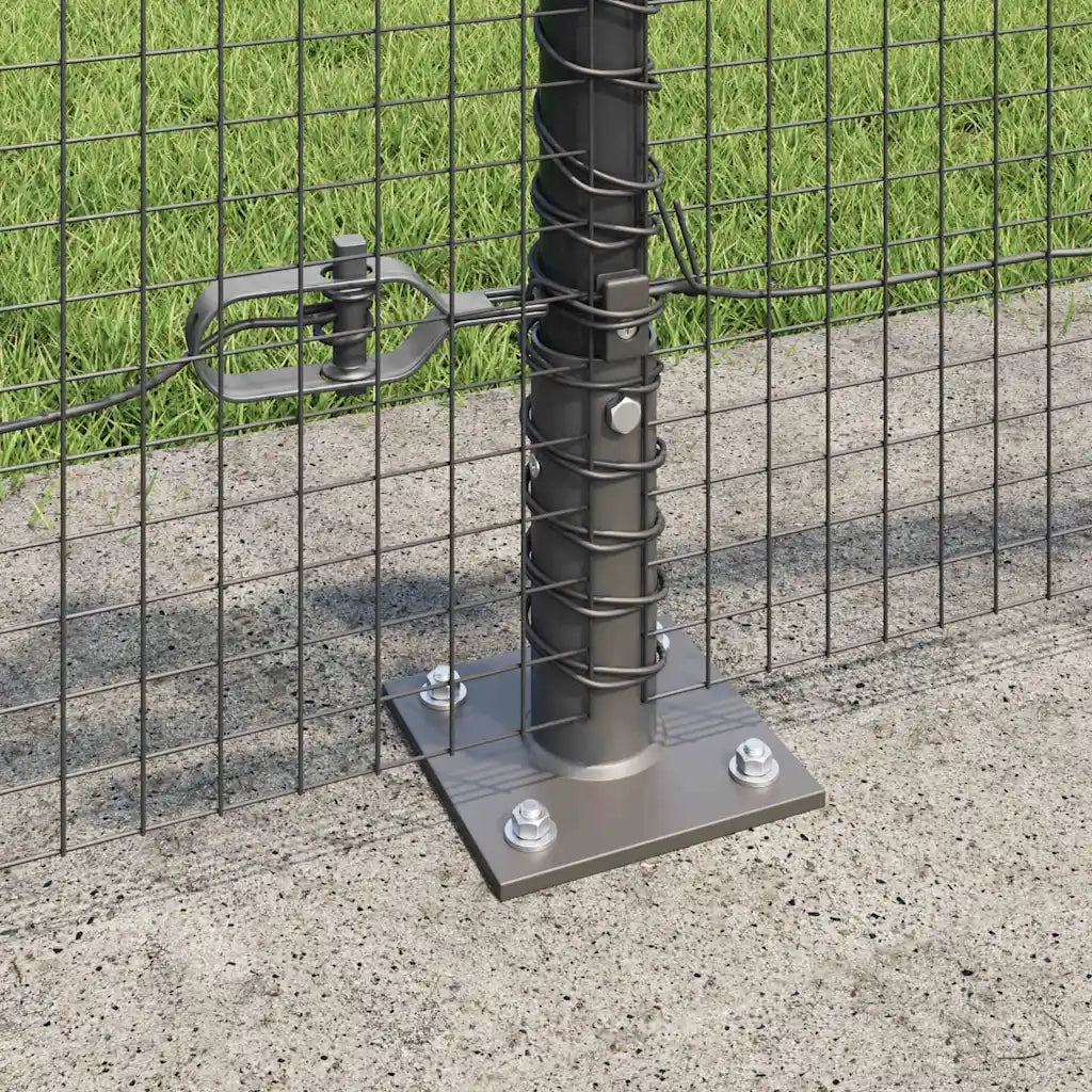 Palo della recinzione Grigio 100 x 0,4 m (rete 25 x 25 mm)