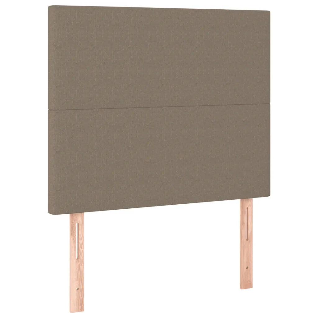 Letto singolo | Letto per adulti | Giroletto senza Materasso Tortora 90x200 cm Tessuto