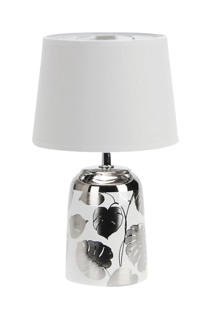 Lampada da tavolo Rabalux Sonal bianca ceramica E14