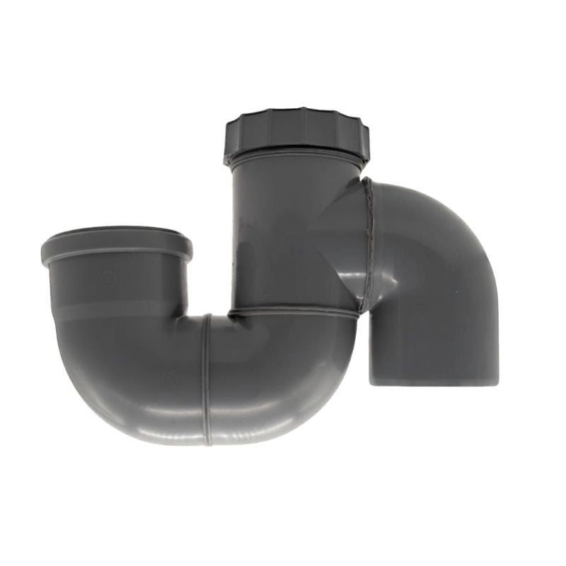 Sifone Verticale Chiuso in Polipropilene : Diametro - 125 mm ( tappo Ø 125 mm)