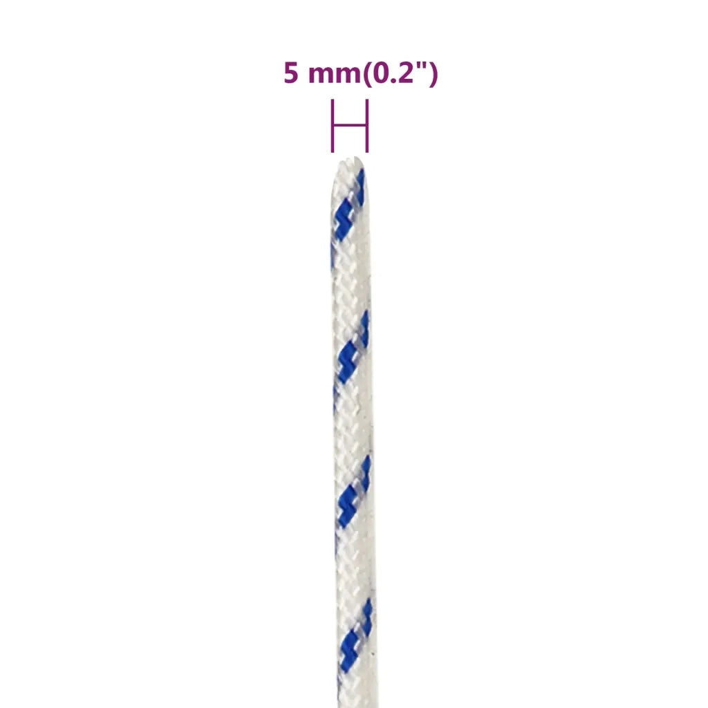 Corda | Fune per barca Bianca 5 mm 25 m in Polipropilene
