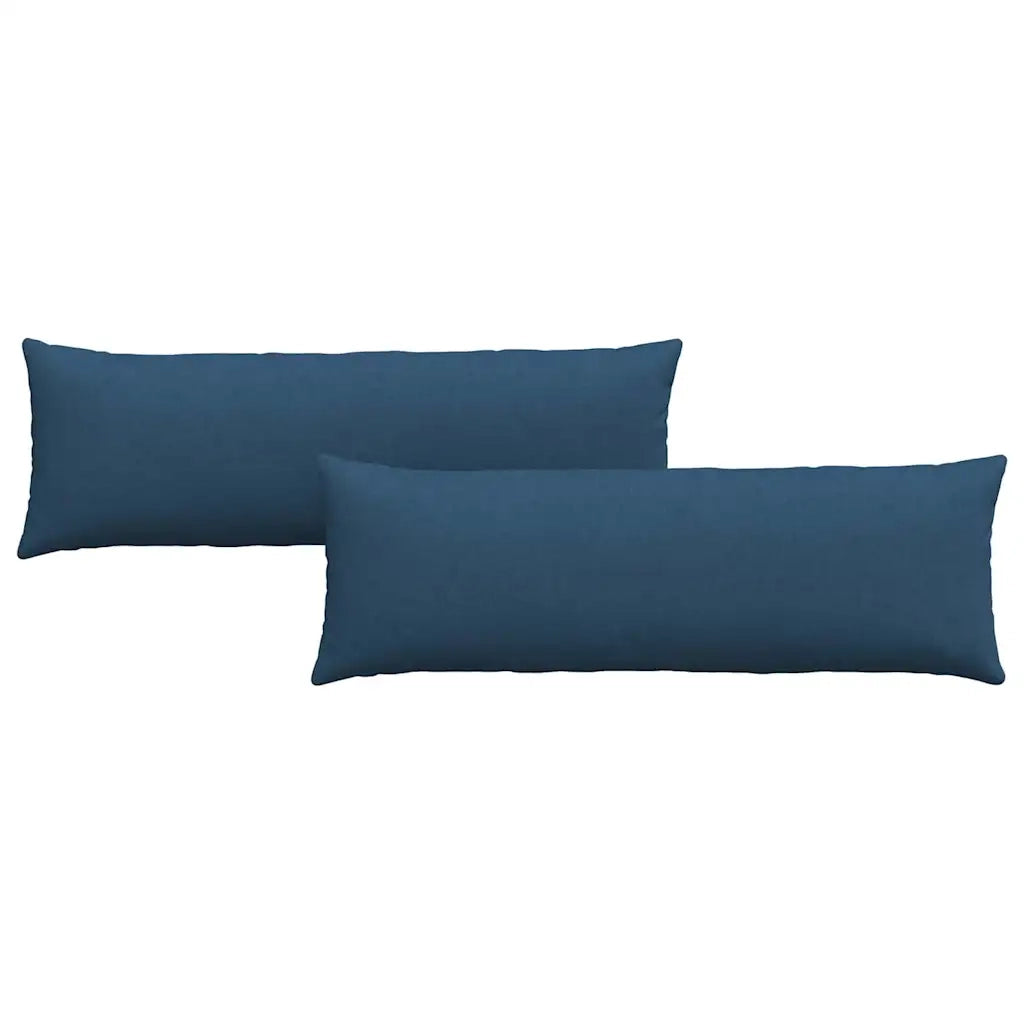 Cuscini da Divano 2 pcs Blu 120 x 40 cm Tessuto 42013790