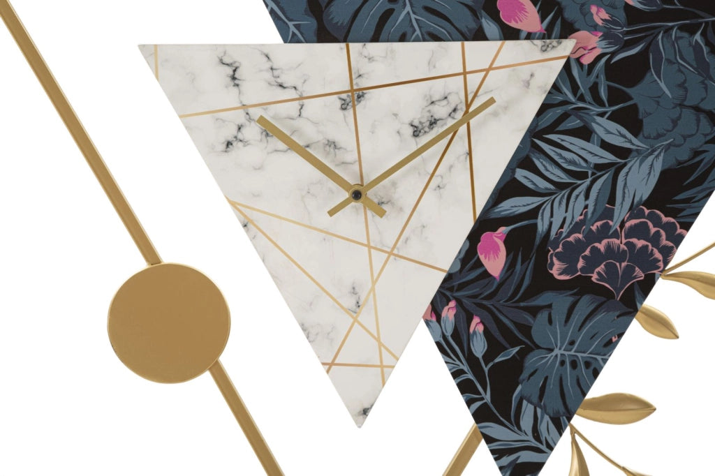 Orologio da Muro Triangle 75x4,5x59 cm in Ferro