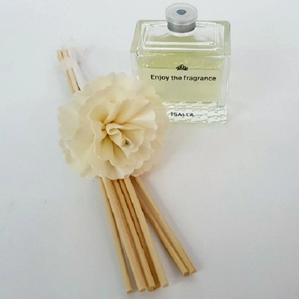Trade Shop - Diffusore Fiore Fragranza Per Ambiente A Bastoncini Deodorante 100ml Uffici Casa -