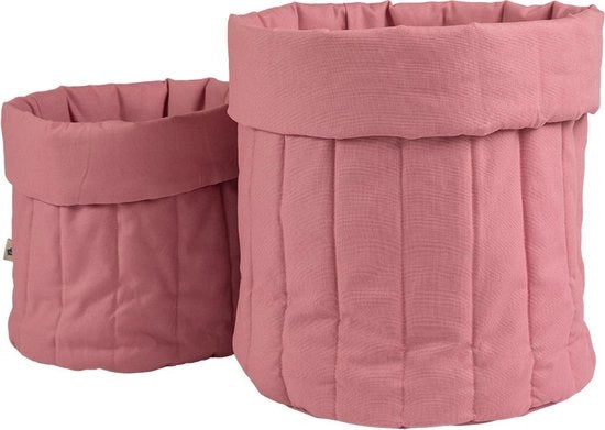 Set di borse di stoccaggio per giocattoli rosa per bambini