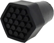 Set di Protezioni in Gomma da 4 - Cornici Pesanti a 6 Viti - Diametro 22mm - Grip Antiscivolo - Rinforzate con Anello Metallico - Sicure e Stabili - Cuffie di Protezione