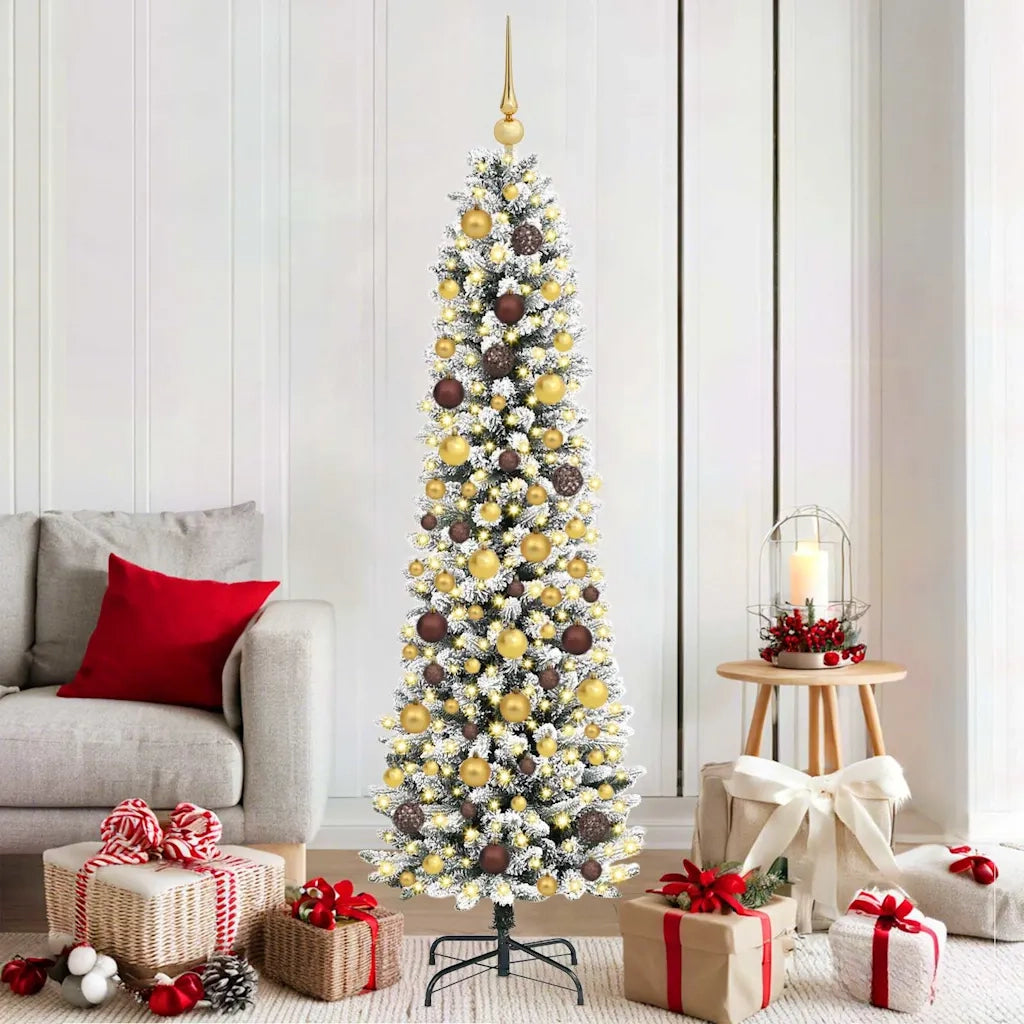 Albero di Natale artificiale Bianco 180 cm 3396102