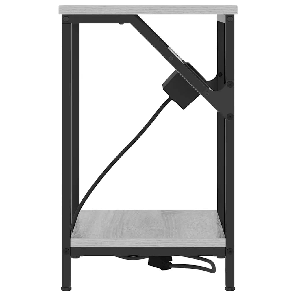 Armadio da Notte Grigio Sonoma 38 x 30 x 48 cm 859586