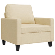 Poltrona | Sedia Relax Crema 60 cm in Tessuto