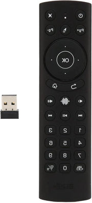 Remoto a Voz con Bluetooth, Backlight e Inserimento Vocale per TV, Proiettore e Computer