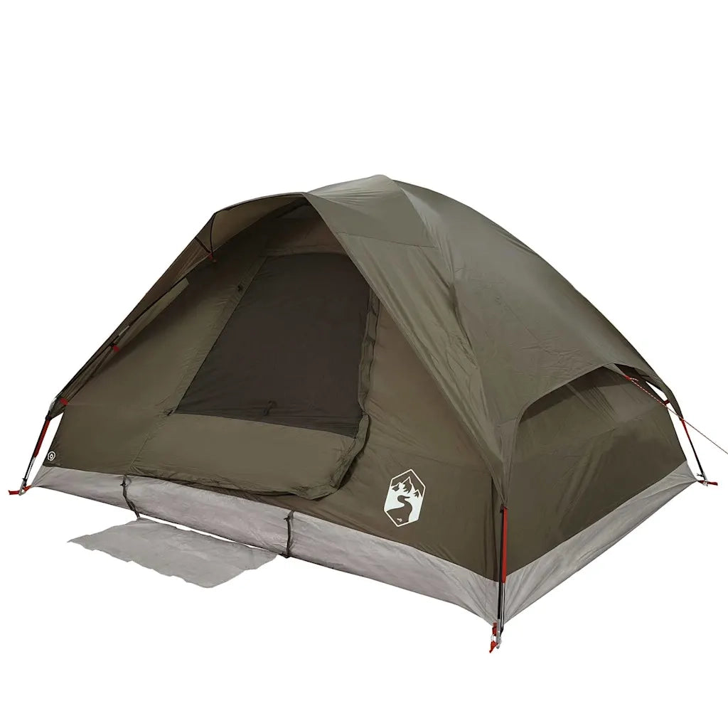 Tenda da Campeggio a Cupola per 2 Persone Marrone Impermeabile 4009640