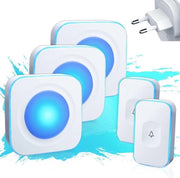 Deurbell' wireless con 400m di portata - Impermeabile, 5 livelli di volume e 60 melodie