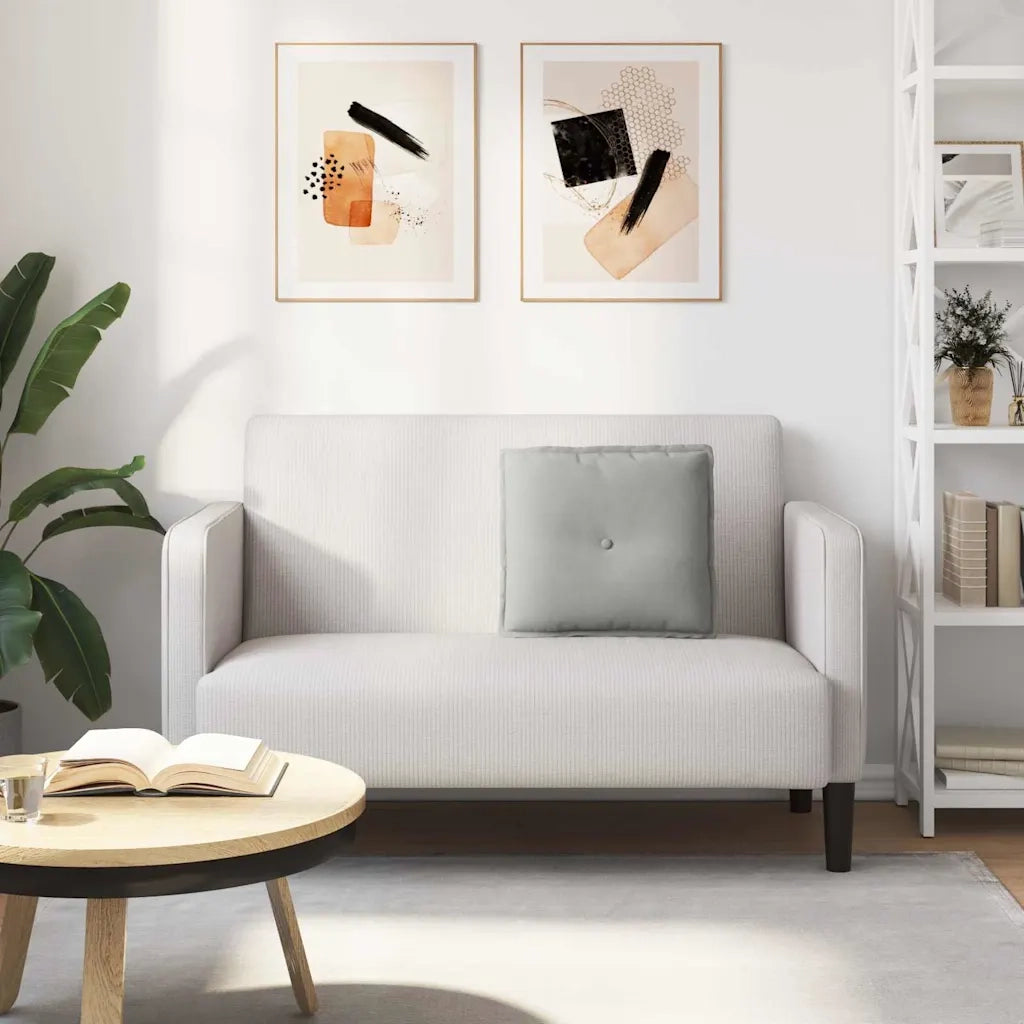 Cuscino per Schiena Grigio chiaro 50 x 45 cm 42014645