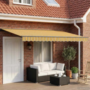 Cornice per Tenda Manuale con LED 4 × 3 m 3420849