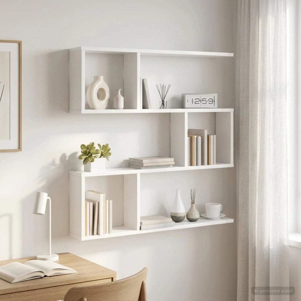 Scaffale da parete Bianco 80 x 12 x 79,5 cm 8012276