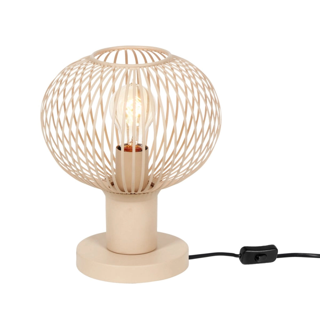 Lampada da tavolo loft sabbia sfera Ø23 E27 GILA Trio