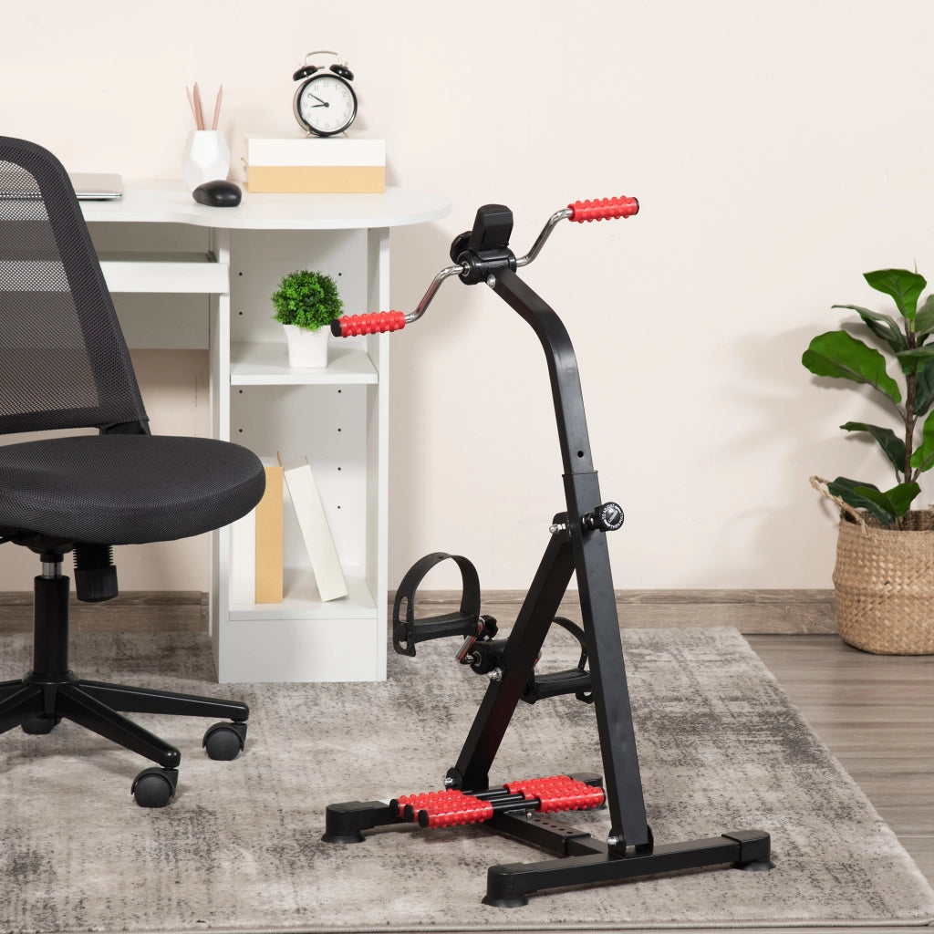 Bicicletta da riabilitazione per braccia e gambe con regolazione altezza e larghezza ¨C zephmum ¨C nero