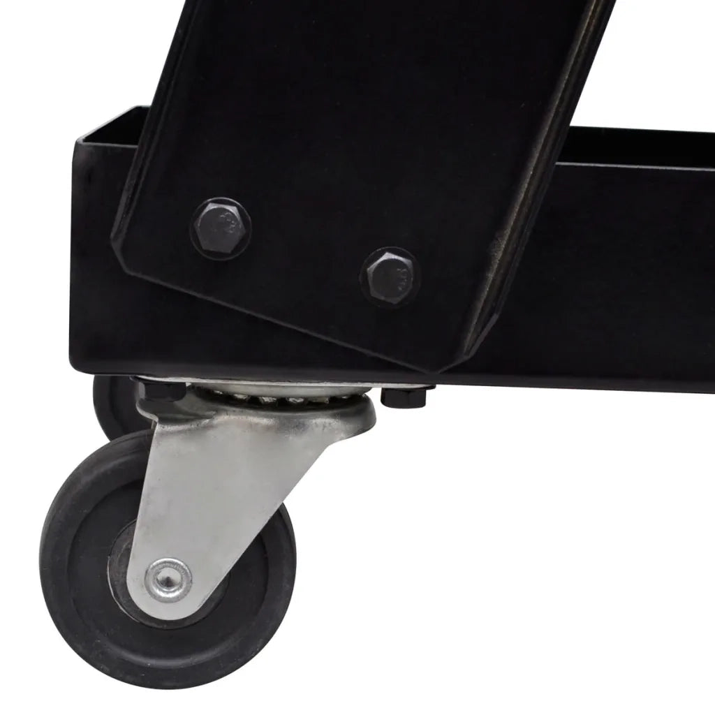 Carrello di Saldatura Nero con 3 Ripiani per Officine 140950