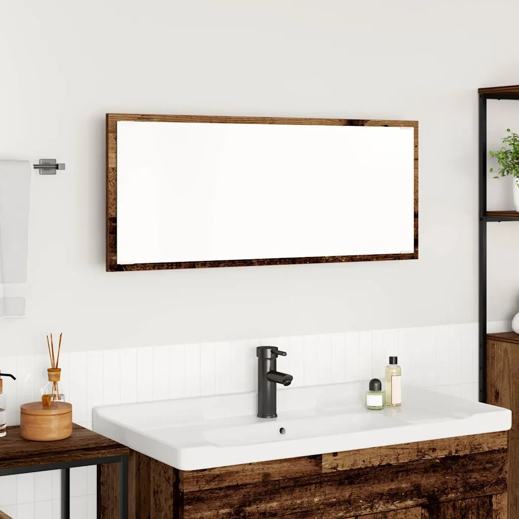 Specchio Legno vecchio 90 x 8,5 x 37 cm Legno multistrato