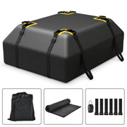 Borsa per tetto auto da 0,4m3, Borsa impermeabile per tutti i veicoli con tappetino antiscivolo Nero 83x112x43cm