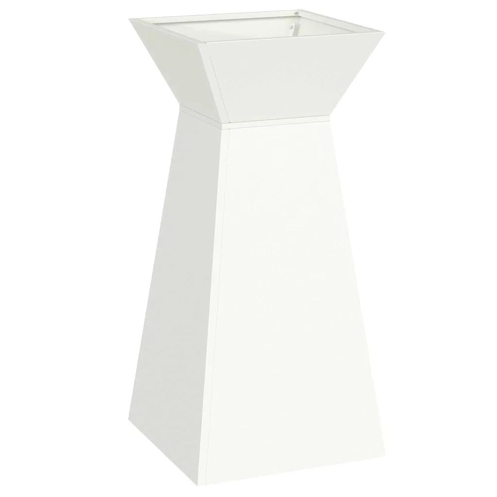 Vaso a Pilastro Bianco 35 x 35 x 73 cm 873840