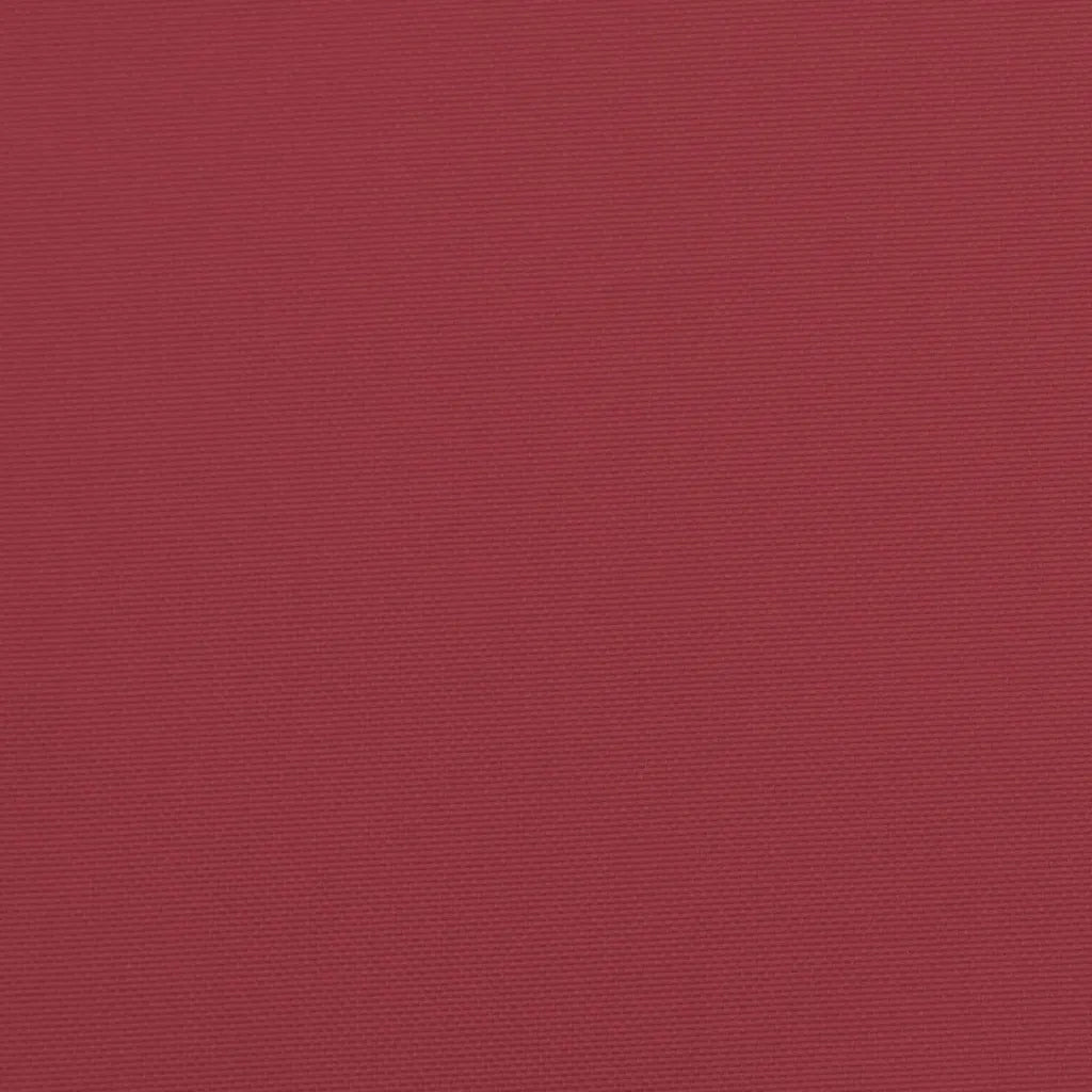 Cuscini per Sedia 4 pz Rosso Vino 50x50x3 cm in Tessuto Oxford 314057