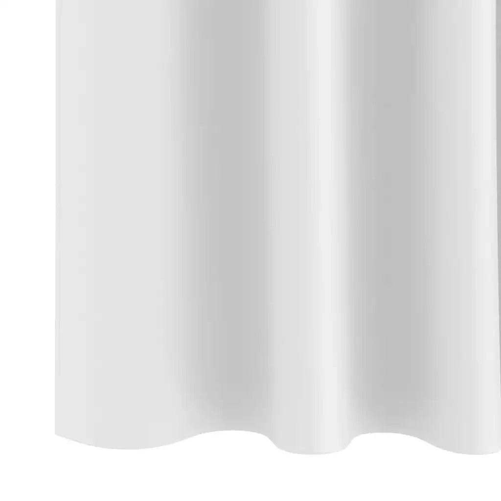 Tende Blackout con Anelli 2 pcs Bianco brillante 140 x 140 cm 4107493
