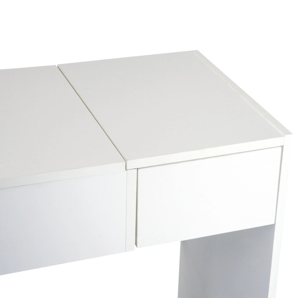 Scrivania da trucco con specchio e cassetti ¨C Minimal ¨C 80x40x79 cm