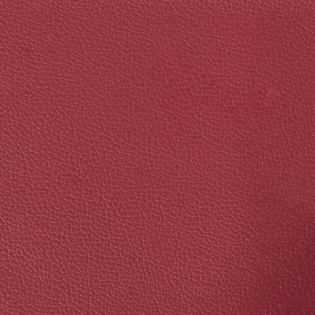 Set di Divani 2 pz con Cuscini Rosso Vino in Similpelle 3202153