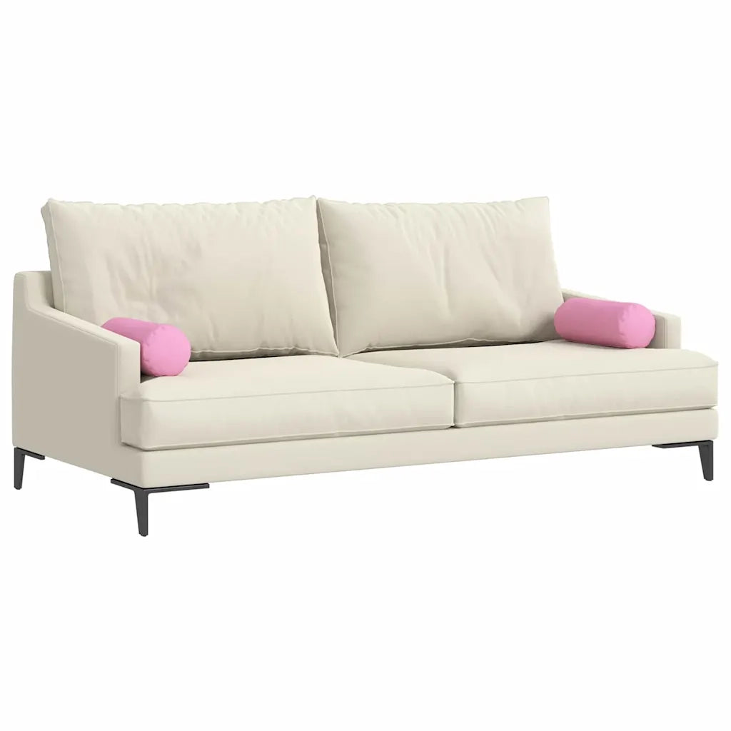 Cuscini a rullo 2 pcs Rosa Ø 15 x 40 cm Tessuto 42014283