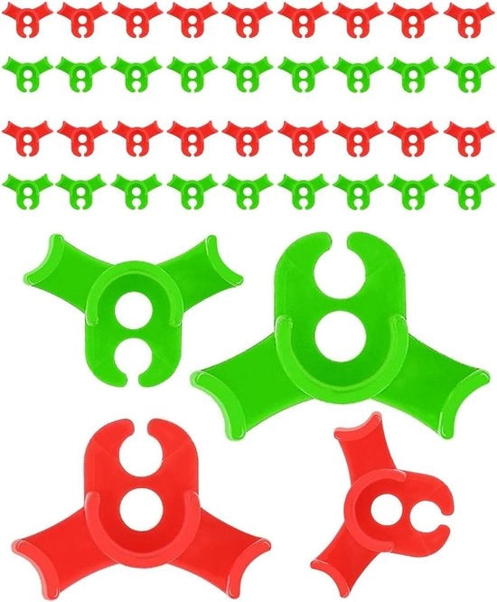 Supporti per piante in plastica 40 pezzi - Bassa pressione - Supporto per piante con ramificazioni - Supporto per piante