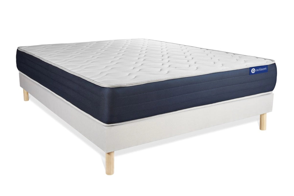 Kit rete e materasso Actimemo sleep 130x190cm - Spessore : 22cm- memory foam - Bilanciato -