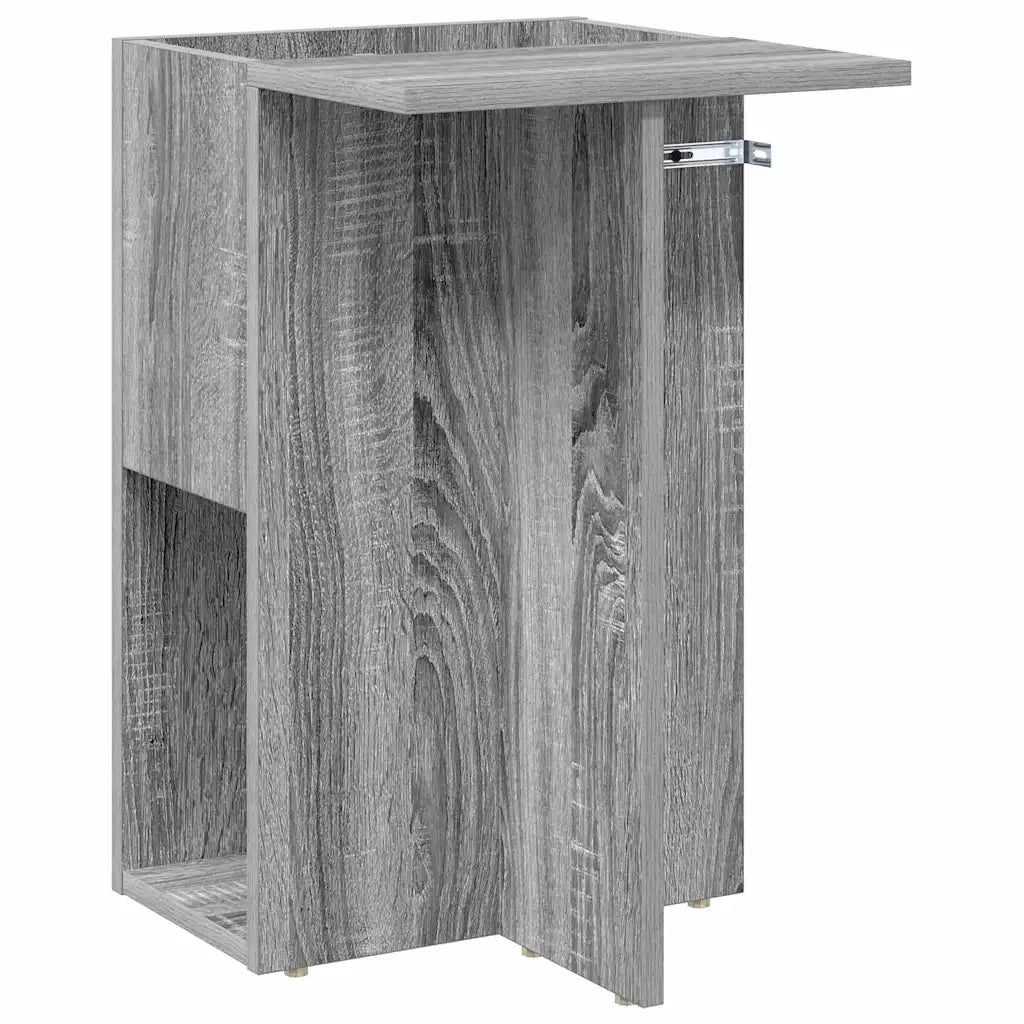 Tavolino Grigio Sonoma 35 x 40 x 55 cm Legno ingegnerizzato 891101