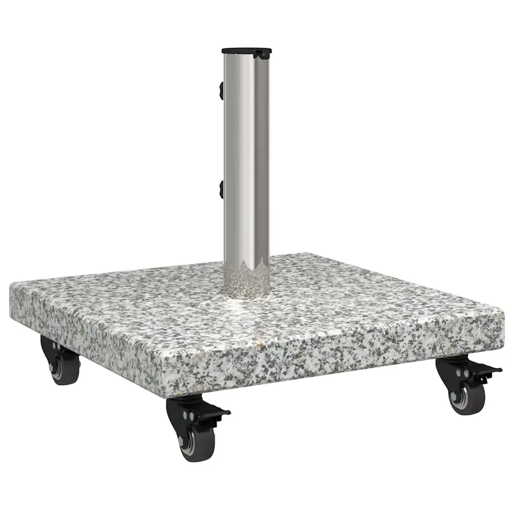 Base per ombrellone-Supporto per ombrellone 30kg Grigio Granito Quadrato