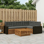 Set di divani da esterno 5 pcs Naturale e Antracite 3383335