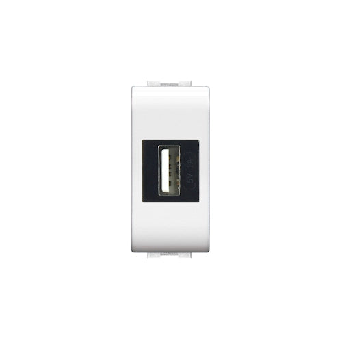 ALIMENTATORE DA INCASSO USB 'MYLIFE' Grigio - EC ELETTROCANALI