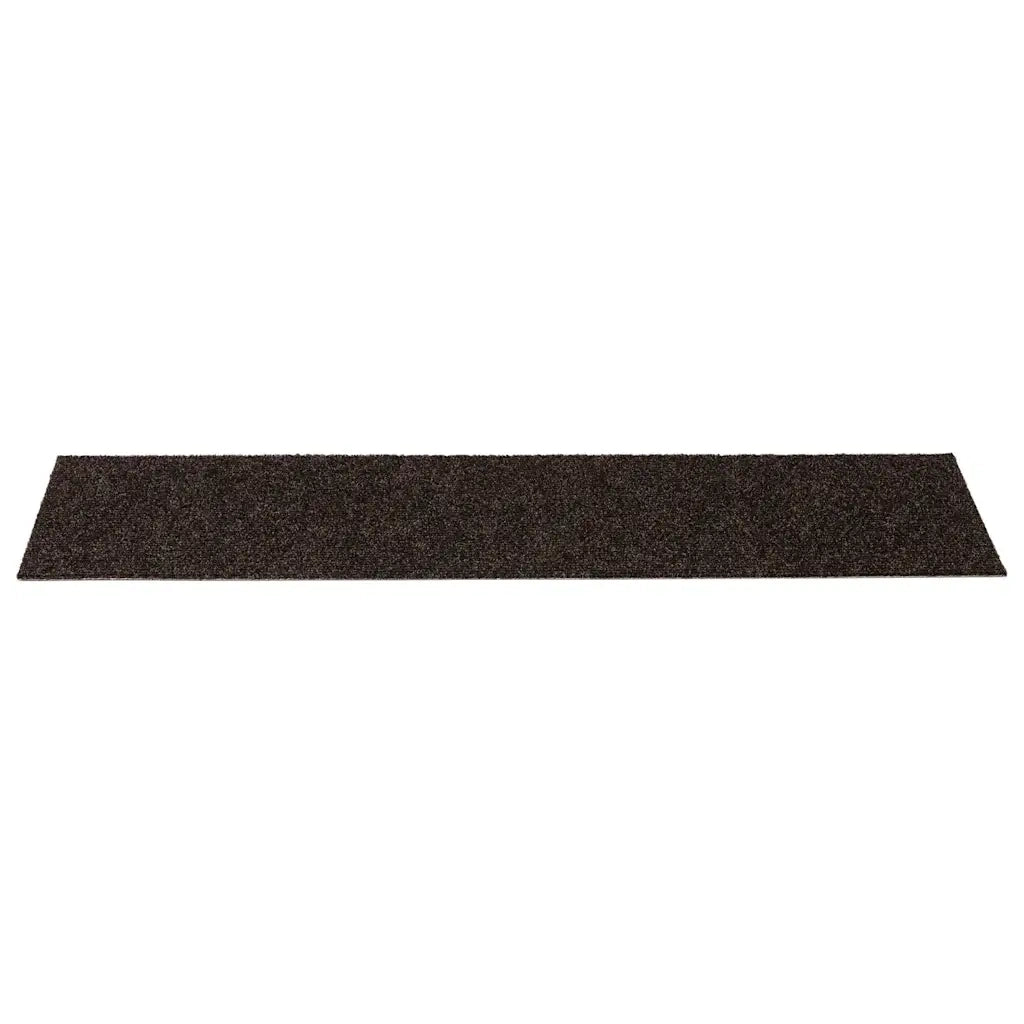 Tappetini per scale autoadesivi 30 pz 76x20 cm marrone scuro rettangolari 3365728