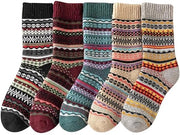 Sokkini caldi a 5 paia, stile 27, per donna, caldi e soffici per l'inverno
