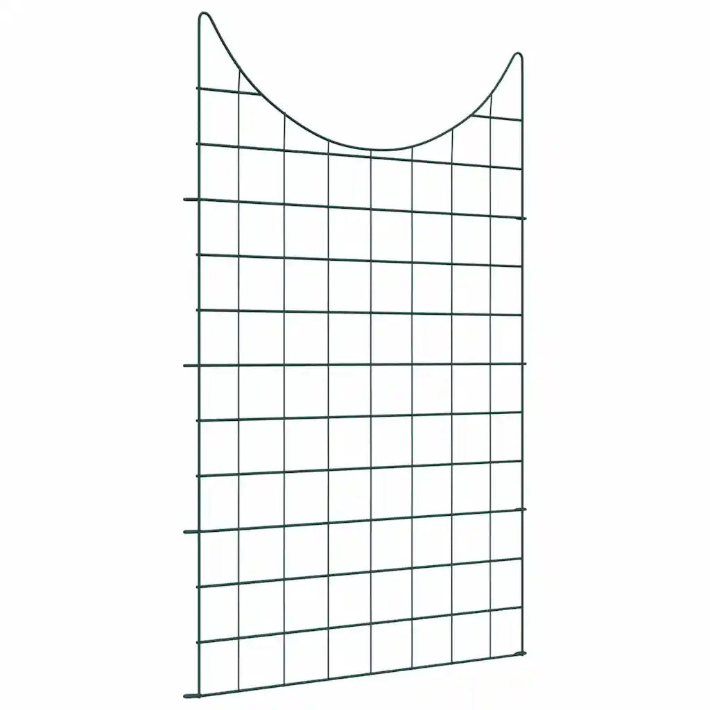 Set di Recinzione per Stagno 8 pcs Verde 50 x 80 cm Acciaio 42017319