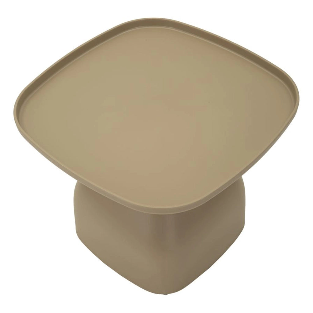 Tavolino VKH712, Grigio, Plastica, 38x48x48 cm