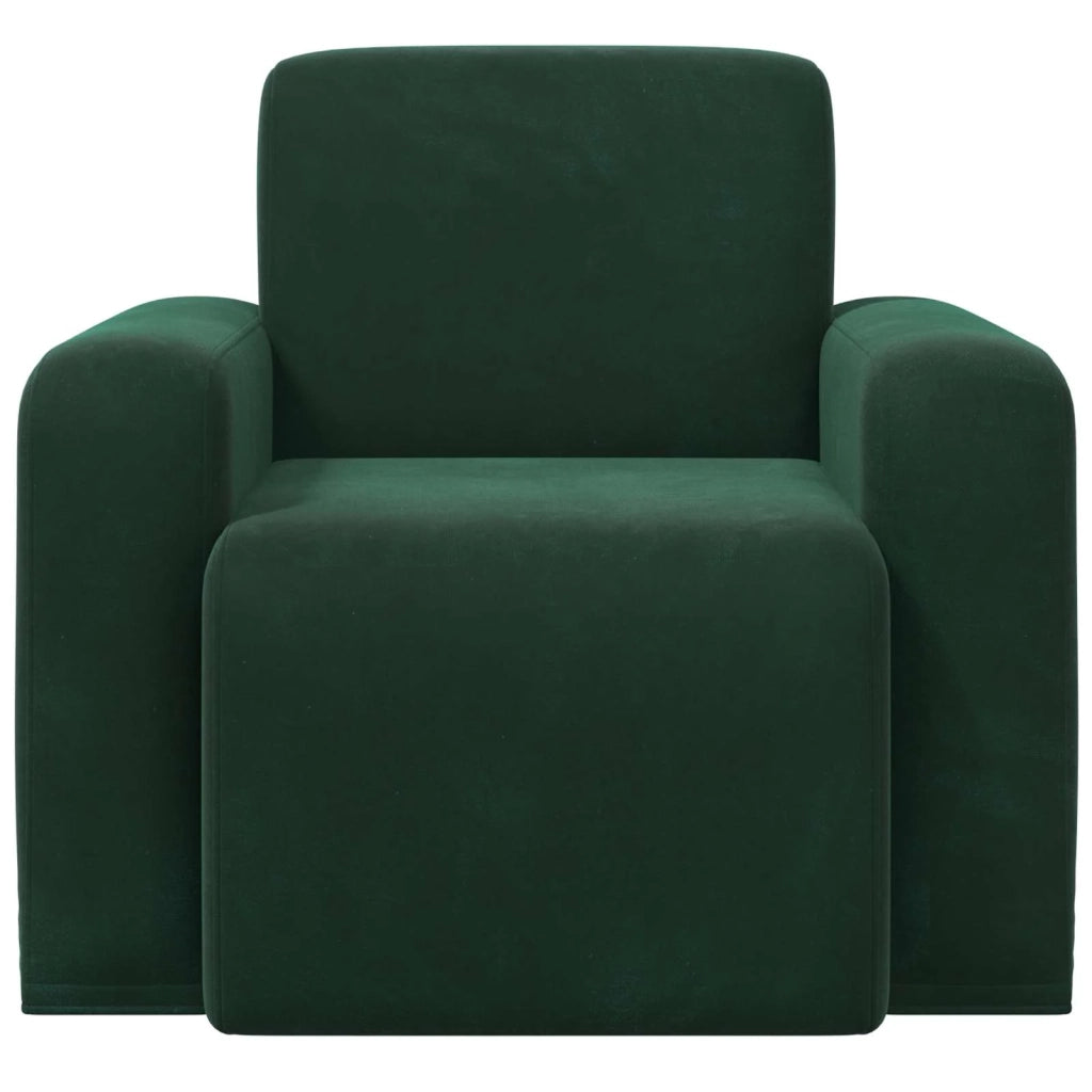 Poltrona Verde Scuro Velluto (V) 42042431
