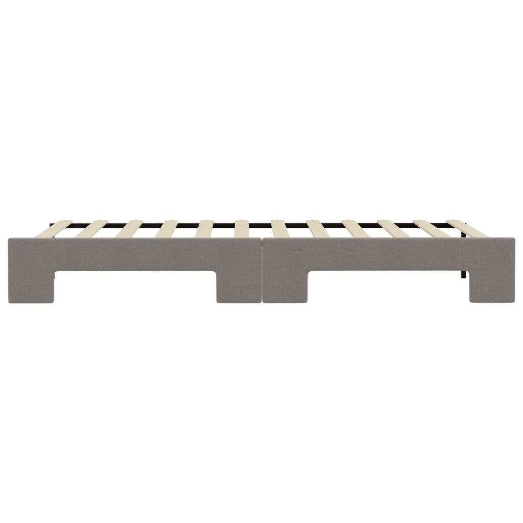 Divano letto | Sof¨¤ letto | Letto singolo Estraibile Tortora 80x200 cm Tessuto