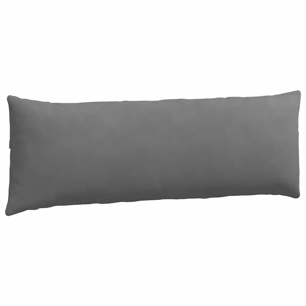 Cuscini da Divano 2 pcs Grigio scuro 120 x 40 cm Tessuto 42013813